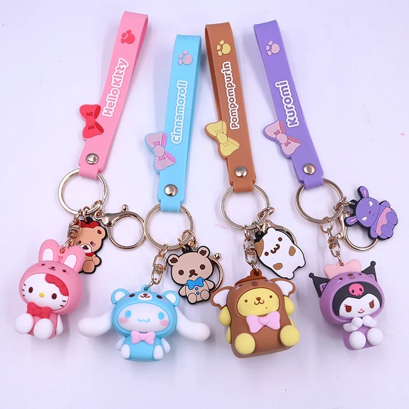 Móc Khóa Hình Sanrio Kuromi Mymelody Dễ Thương