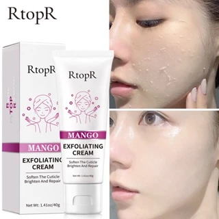 【💯Hàng thật】Kem tẩy tế bào chết cho da mặt RtopR mango exfoliating cream 40g Gel làm sạch da mặt nhẹ nhàng và không gây kích ứng