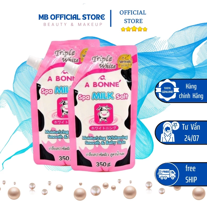 Muối Tắm Sữa Bò Tẩy Tế Bào Chết A Bonne Spa Milk Salt 350g Thái Lan