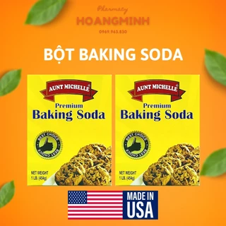 [MADE IN USA] BAKING SODA |Hộp 454g| Bột Hỗ Trợ Tẩy Trắng Răng, Tẩy Trắng Quần Áo, Chăm Sóc Da, Làm Bánh