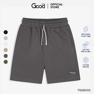 Quần Short Nam THE GOOD, Quần Thun Nỉ Unisex Cạp Chun Form Rộng Nam Nữ 6 Màu Trơn Thời Trang