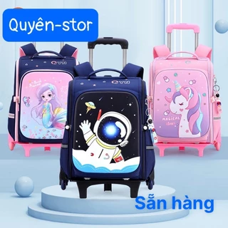 (Xịn)Ba lô Chống Gù 💓FREESHIP💓Cặp Kéo Học Sinh Tiểu Học Mẫu Bé Trai Bé Gái Cấp 1 Kèm Quà Tặng Y Hình