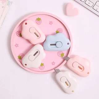 Dao rọc giấy mini cute hình đám mây, thiết kế nhỏ gọn, bỏ túi tiện lợi - Vpp Giá Sỉ