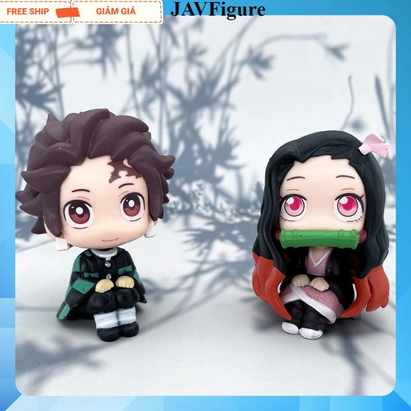 [Giá sỉ] Mô hình Kimetsu No Yaiba chibi - figure Demon Slayer chibi Tanjirou Nezuko Zenitsu Inosuke , AX-TOYS