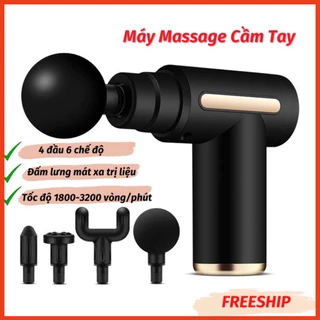 Máy Massage Cầm Tay Mini, Súng Massage Cầm Tay Mini Toàn Thân 6 Cấp Độ Chuyên Sâu Đa Năng - DL2