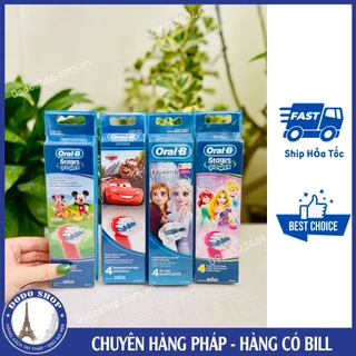 Set 4 đầu thay bàn chải điện Oral B cho trẻ em_Dodoshop.com.vn