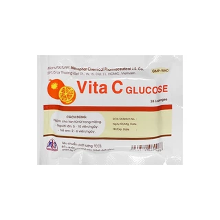 ✅ Kẹo ngậm Vita C glucose bổ sung vitamin c dạng viên ngậm giúp tăng đề kháng (Mekophar)