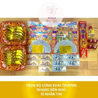 TRỌN BỘ CÚNG NHẬP TRẠCH / NHẬN NHÀ ĐẦY ĐỦ - VÀNG MÃ GIÁC NGỘ