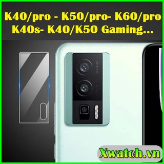 Cường lực bảo vê Camera cho Xiaomi Redmi K60/K60pro F3 K40 gaming K40s K50 pro K50 gaming Poco C40 K50 ultra