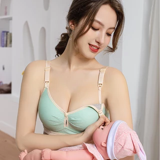 Áo Lót Bầu Và Con Bú Larosa Có Cúc Mở Ngang Thuận Tiện Cho Bé Ti Chất Cotton Siêu Mềm Mát LA123A