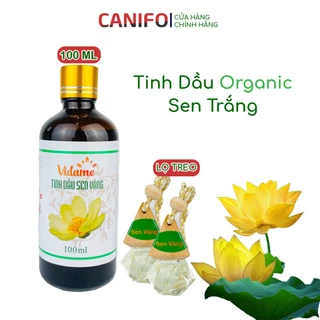 Tinh dầu sen vàng 100ml Canifo đạt tiêu chuẩn kiểm định - Tinh dầu hoa sen nguyên chất, xông thơm nhà, khử mùi hiệu quả