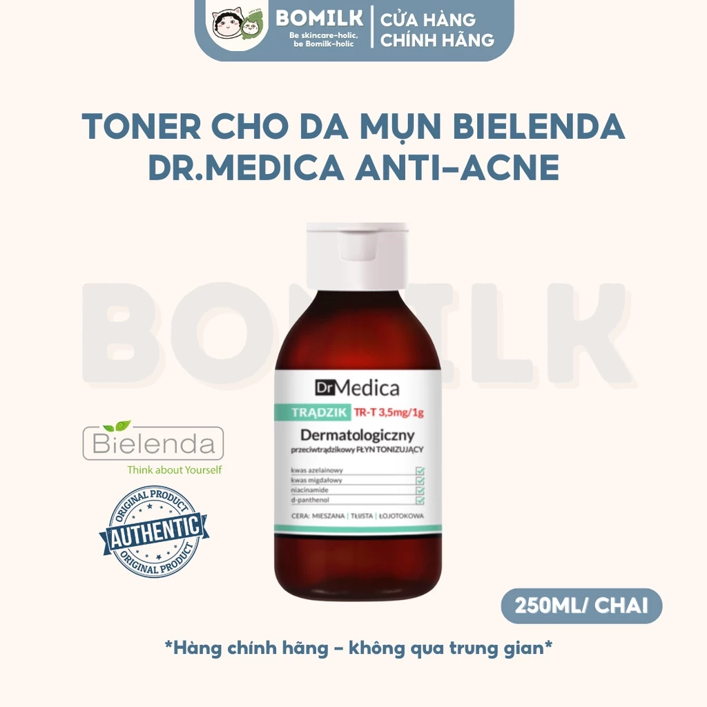 Toner Bielenda Dr.Medica Anti-acne - làm sạch, ngừa mụn