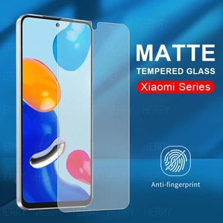 AG Nhám Kính Cường Lực Mờ Chống Vân Tay Bảo Vệ Màn Hình cho Xiaomi Mi Redmi 11 Lite 11T 10T 9T 8T K40 K30 K20 Pro Note 7 8 8T 12T 12 12S 10 11S 10s 9 9s 10A 10C 12C 8A 9A 9C Pocophone F1 Poco F2 X2 F3 F4 F5 M3 M4 M5 X5 X3 GT X4 NFC Chống Trầy chống bẩn