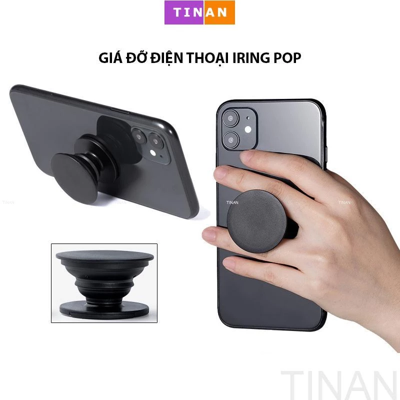 Giá Đỡ Điện Thoại IRING POP, Giá Đỡ Dạng Túi Khí Đa Chức Năng Cho Điện Thoại