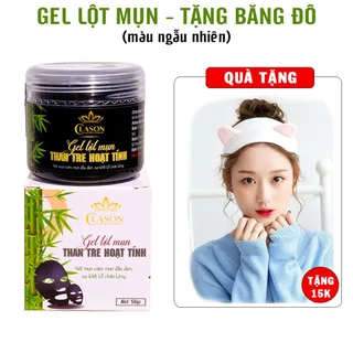 Gel lột mụn than tre hoạt tính Clason lột mụn đầu đen mũi, lột mụn cám toàn mặt giúp da mịn màng sạch mụn tặng băng đô