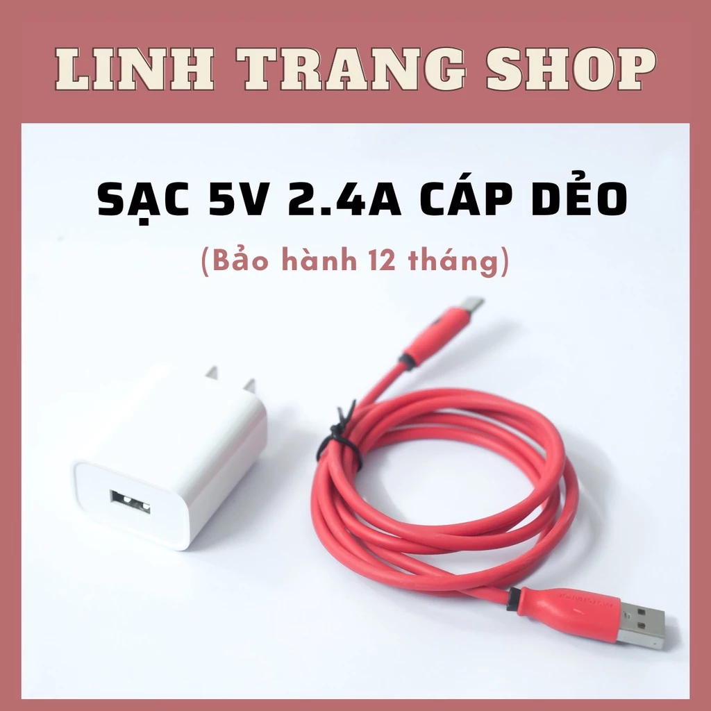 Cáp Sạc USB 3A Chất Liệu Silicone Mềm Dẻo (Bảo Hành 1 Năm)