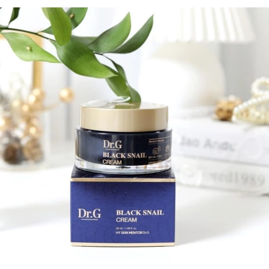 Kem dưỡng chống lão hoá DR.G BLACK SNAIL CREAM 50ml [Gom Sale - Chính Hãng]