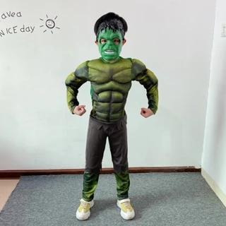 Trang Phục Hóa Trang Hulk Nhân Dịp Halloween Cho Người Lớn Và Trẻ Em