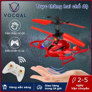 Vocoal Đồ chơi máy bay trực thăng Trẻ em Đồ chơi bay mini Máy bay RC có thể sạc lại USB