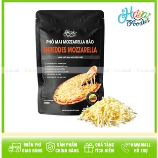 [CHỈ GIAO HỎA TỐC HCM] Phô Mai Mozzarella Bào Sợi Nhập Khẩu Ba Lan Túi 500gr