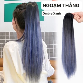 Tóc giả Ngoạm Thẳng Ombre Cho Nữ, Tóc Giả Ngoạm Cao Cấp Qiqishop