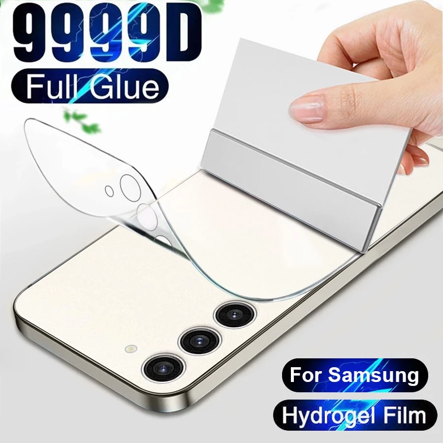 Miếng Dán Hydrogel Bảo Vệ Mặt Sau Điện Thoại Samsung Galaxy S24 S23 Ultra S20 S21 S22 Plus