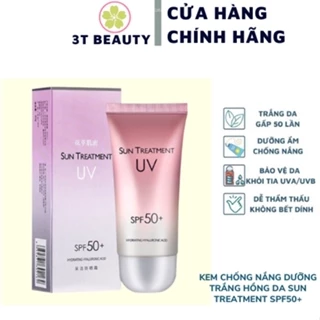 Kem chống nắng dưỡng trắng Hồng da Sun Treatment SPF50+