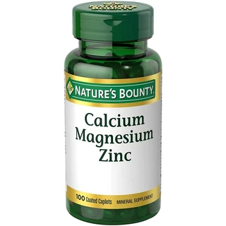 Viên Uống Giúp Xương Chắc Khỏe Nature's Bounty Calcium Magnesium Zinc 100 Viên Date 05.2026