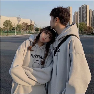 Áo Hoodie cặp đôi logo thêu PUBSO siêu chất phong cách sành điệu siêu hot