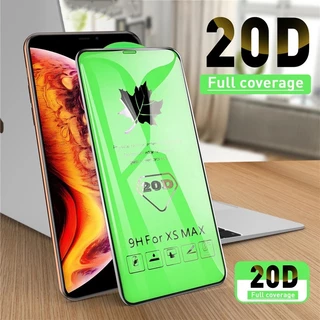 Miếng dán màn hình cường lực 20D cho  For IPhone 15 14 13 12 Mini 11 Pro X Xs Max XR 6 6s 7 8 Plus