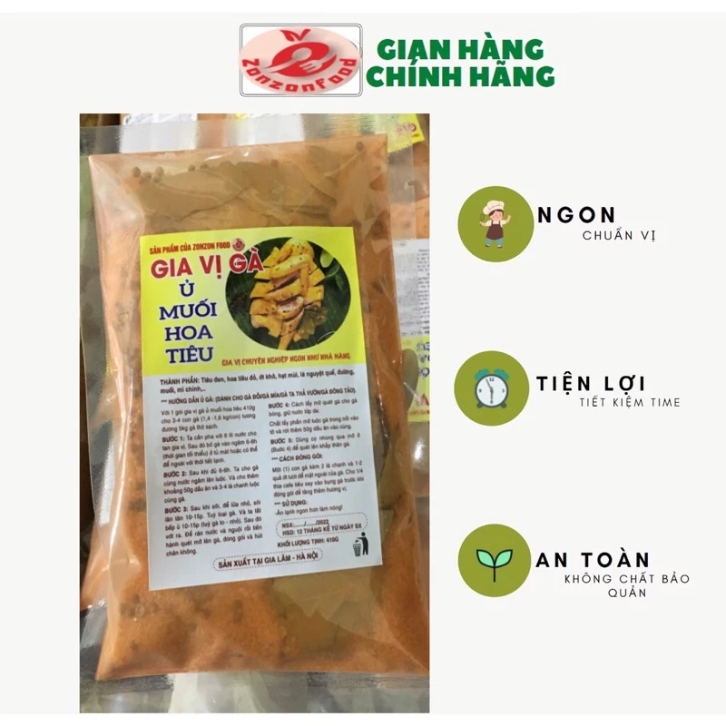 Gia vị ủ muối Hoa tiêu siêu ngon chuẩn đúng vị