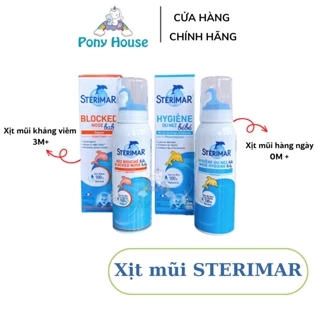 Xịt Mũi Cá Heo Vàng Cam Sterimar Baby Cho Bé Từ Sơ Sinh - CHUẨN PHÁP | DATE 2023 | MẪU MỚI | CHAI 100ml