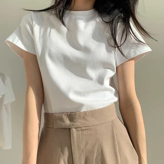 HIIXIIVI Áo Thun 100% Cotton Tay Ngắn Dáng Suông In Họa Tiết Hoạt Hình Thời Trang Unisex Size 5XL