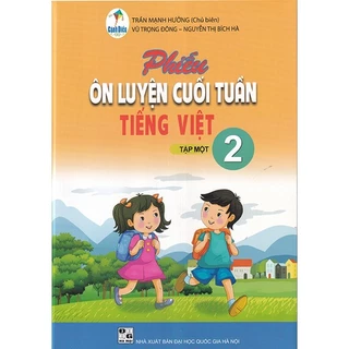 Sách - Phiếu ôn luyện cuối tuần Tiếng Việt 2 tập 1 (Cánh diều)