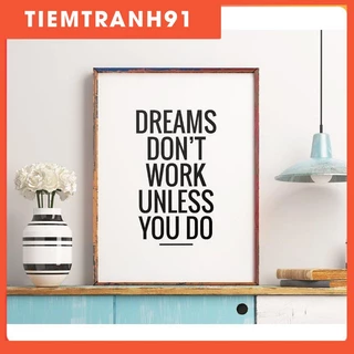 Tranh in cao cấp | Typography-Motivational Quote Printable Poster 48 , tranh canvas giá rẻ