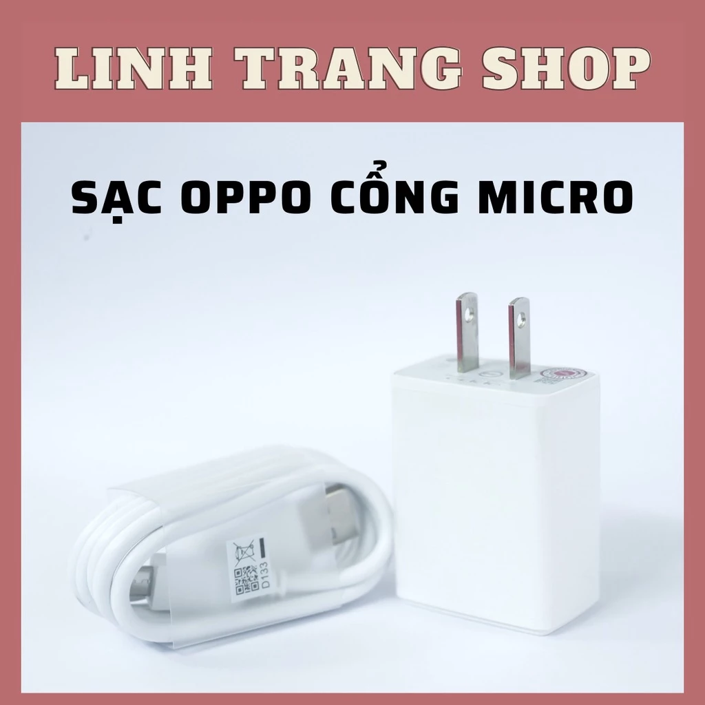 Sạc Oppo, Củ Sạc + Cáp sạc Micro OPPO, Sạc Nhanh OPPO K-933 [ Các Dòng OPPO ]