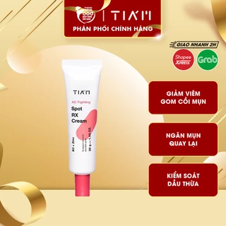 Kem Chấm Mụn Ngăn Ngừa Vết Thâm Sẹo Tiam AC Fighting Spot RX Cream 30g
