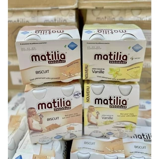 Sữa bầu Matilia vị vani/socola lốc 4 hộp x 200ml Date 2025
