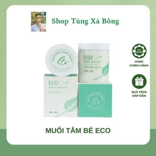 Muối Tắm Sinh Dược ECo lọ 200g- Muối tắm thảo dược Eco cho bé - LÀM SẠCH, KHÁNG KHUẨN DA, GIẢM MẨN	 NGỨA, RÔM SẢY