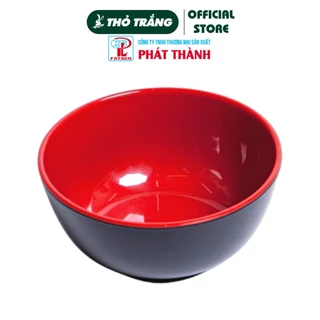 Chén (Bát) màu đỏ đen nhựa Melamine cao cấp Fataco Việt Nam đủ size