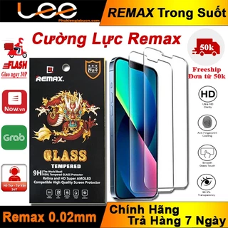 Kính Cường Lực iPhone Remax Trong Suốt 9H 0.02mm Chính Hãng