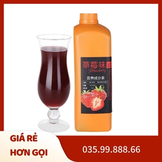 Siro Dâu Boduo (chai can 2 lít) trà sữa