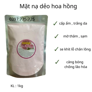 1kg mặt nạ dẻo hoa hồng