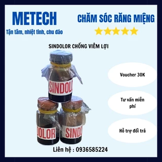 Sản phẩm chăm sóc răng miệng chấm viêm lợi viêm chân răng SINDOLOR sử dụng trong nha khoa