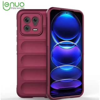 Ốp Điện Thoại Lenuo Chất Liệu Silicon Mềm Màu Trơn Chống Sốc Cho Xiaomi 13 Pro / Mi 13 Lite