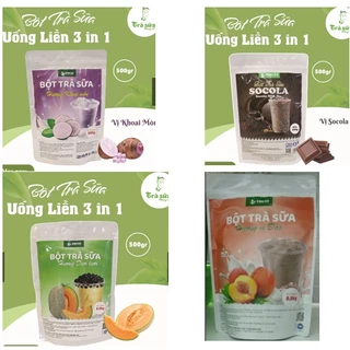 Bột trà sữa pha sẵn uống liền BKB gói chia 100g