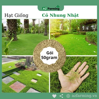 Hạt Giống Cỏ Nhung Nhật Trang Trí Sân Vườn - Gói 50g - AZ Farming