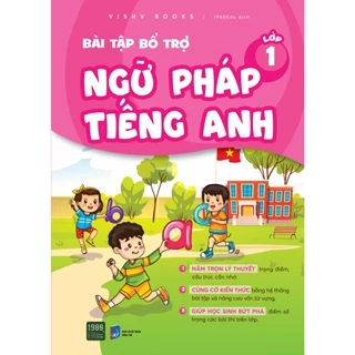 Sách - Bài tập bổ trợ ngữ pháp Tiếng Anh lớp 1- 1980books