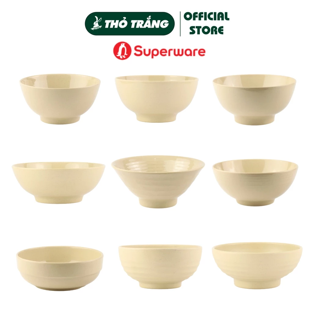 Tô Bún, Phở Màu Nâu Nhựa Melamine Srithai Superware Thái Lan cao cấp