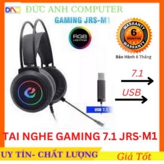 <FULL VAT> Tai nghe Gaming 7.1  JRS-M2 Led RGB ,Cổng USB , Full Box, Âm Thanh Cực Hay, Chính Hãng 100% ,Bảo Hành 6 Tháng